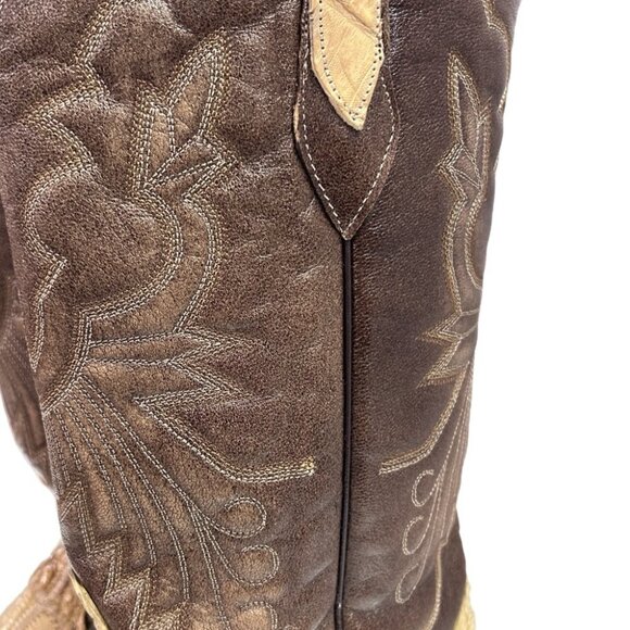 Corral Boots Exotic Alligator Inlay Cowboy Western Boots  SIZE 11 D main image 14